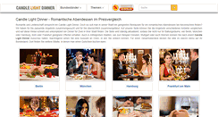 Desktop Screenshot of dinner-candle-light.de